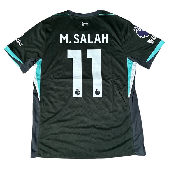 Liverpool Salah Jersey Black 24/25 Men size